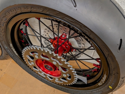 CRF450RL CRF450L Warp 9 Tubeless Supermoto Wheels With Tires