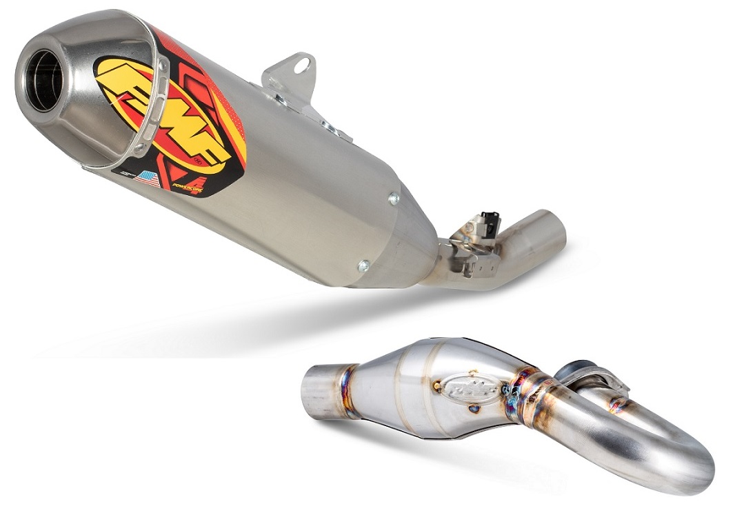 CRF450X FMF Q4 Muffler / MegaBomb Header Full Exhaust System