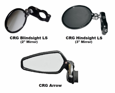 CRG Blindsight / Hindsight LS Folding Bar-End Mirror