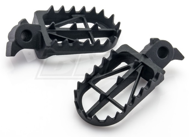 NICECNC Aluminum Foot Pegs For Suzuki DRZ400S & DRZ400SM (2000-2024) - Anodized Black