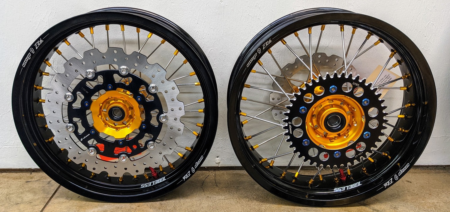 DRZ400S DRZ400SM Warp 9 Supermoto Wheels