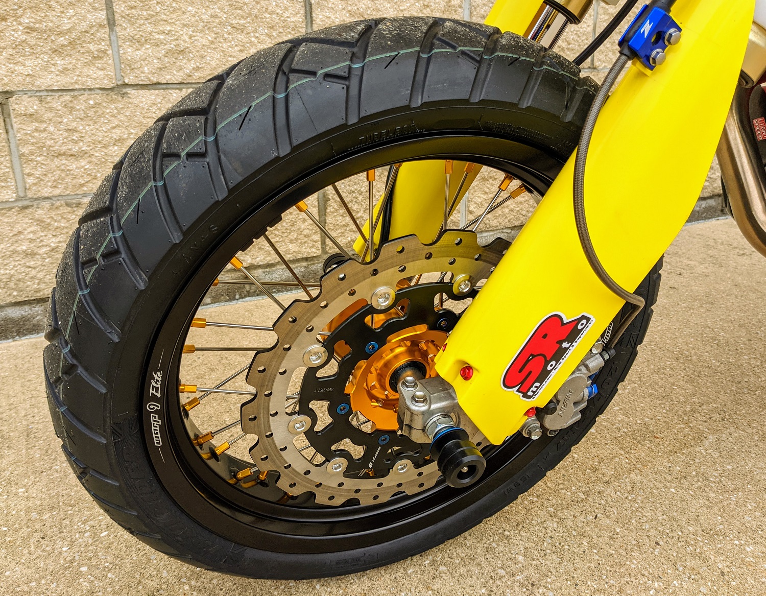 DRZ400S DRZ400SM Warp 9 Supermoto Wheels