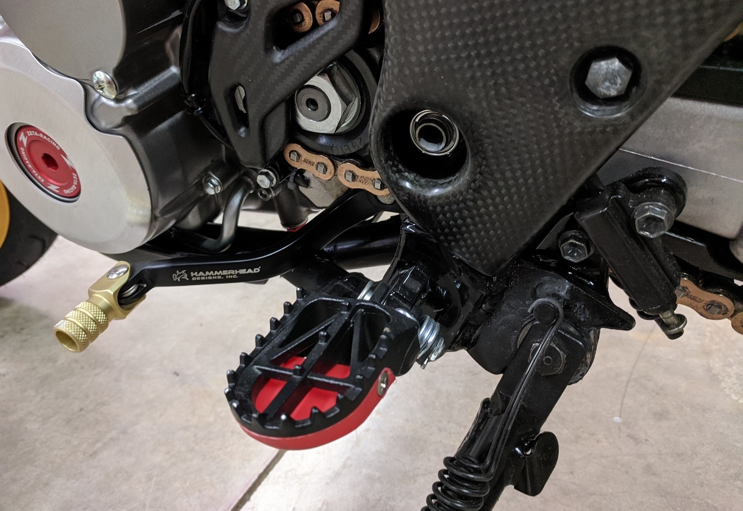 DRC CRF300L/Rally Ultra Wide Footpegs - Adventure Bike Australia