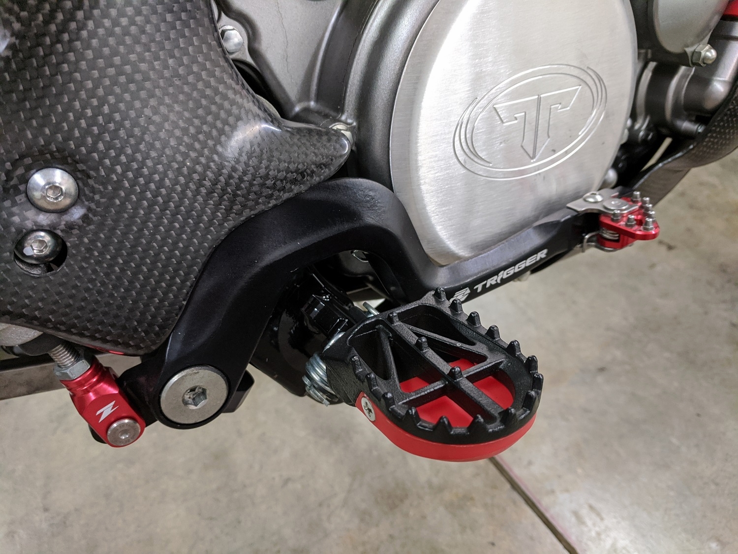 DRZ400SM DRC Motard Supermoto Footpegs