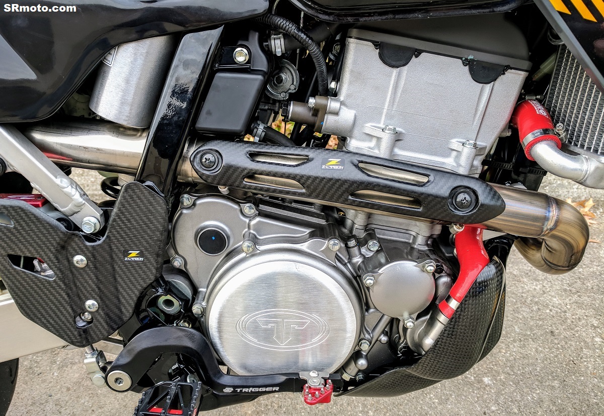 DRZ400SM DRZ400S Z-Carbon EX Pipe Guard