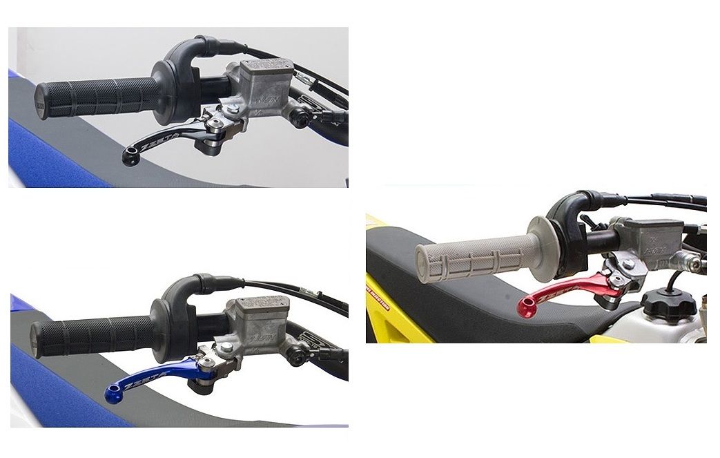 Zeta Pivot Clutch Brake Lever Set - Suzuki DRZ4S DRZ4SM DRZ400SM