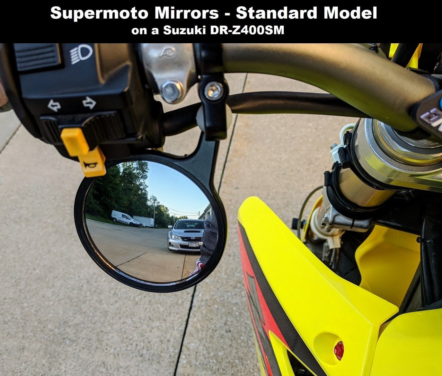 DRZ400SM / DRZ4SM Supermoto Mirrors