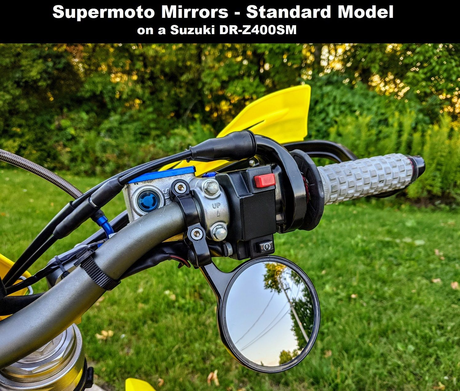 DRZ400SM / DRZ4SM Supermoto Mirrors