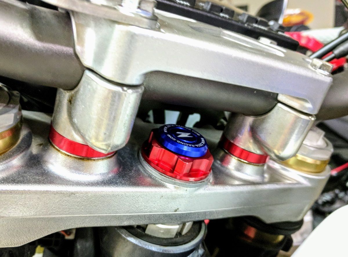 DRZ400SM Zeta Handlebar Clamp Rubber Killers