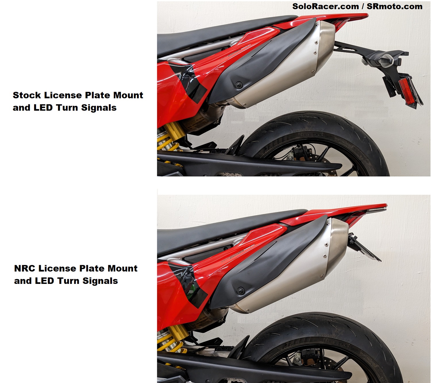 Ducati Hypermotard 698 Fender Eliminator by New Rage Cycles