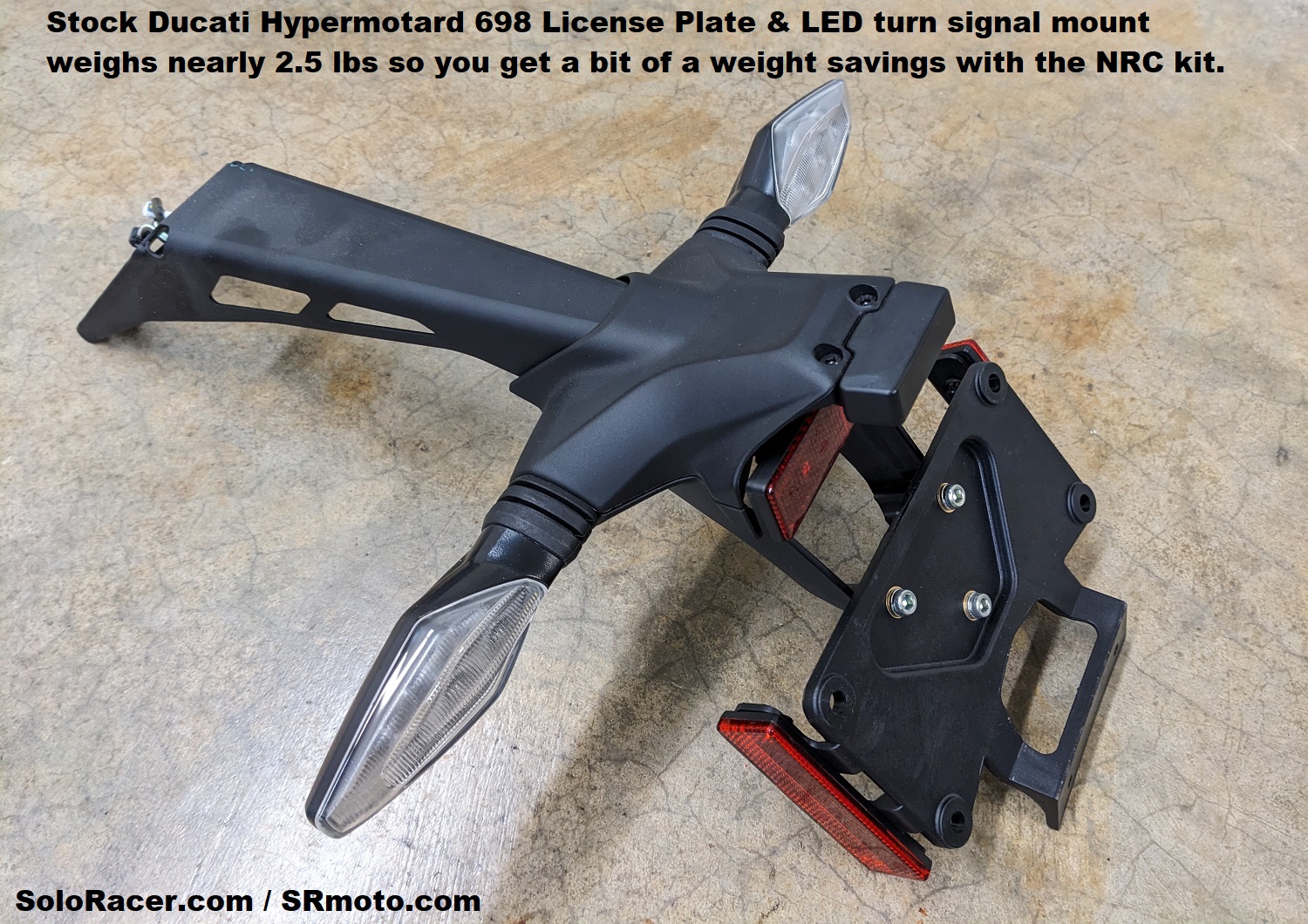 NRC Fender Eliminator Kit - Ducati Hypermotard 698