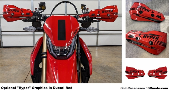 Protège-main Ducati SX Performance Pour Hypermotard 1100/S / Evo / Evosp – Occasion En Bon état