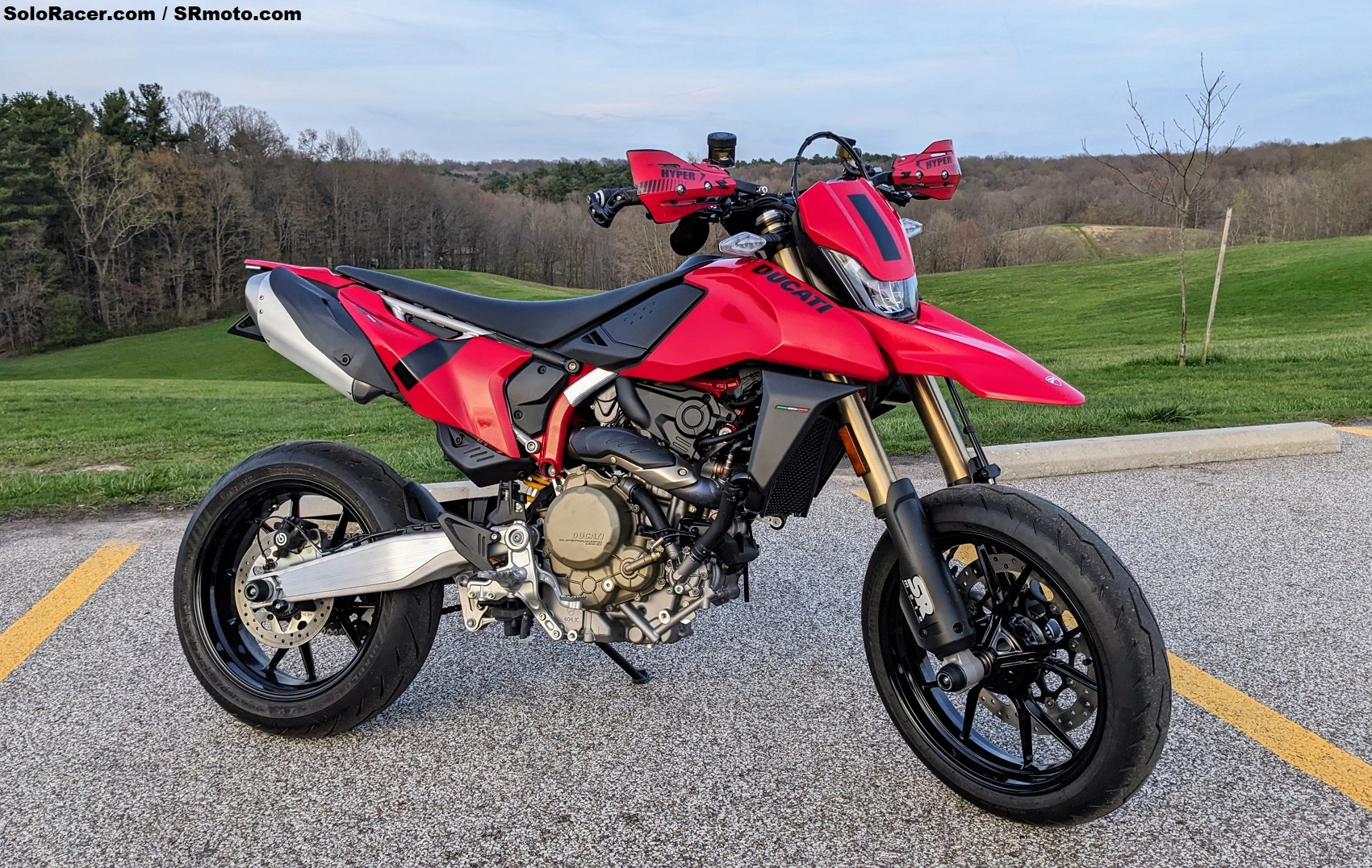 KMRii スカルプリント サイズ1 Ducati Hypermotard 698 PRO Handguard Package