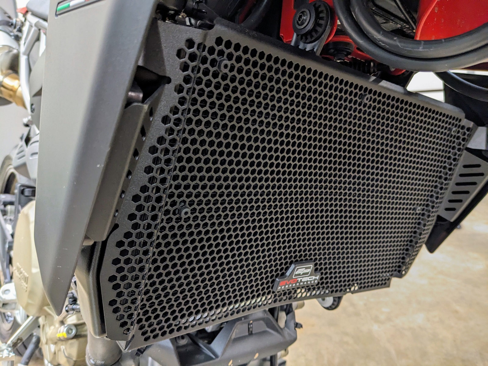 Engine Radiator Protections Ducati Hypermotard 698 Radiator Guard by Evotech Performance