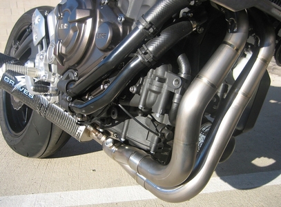 Graves Motorsports Carbon / Titanium Full Exhaust - Yamaha MT-07 