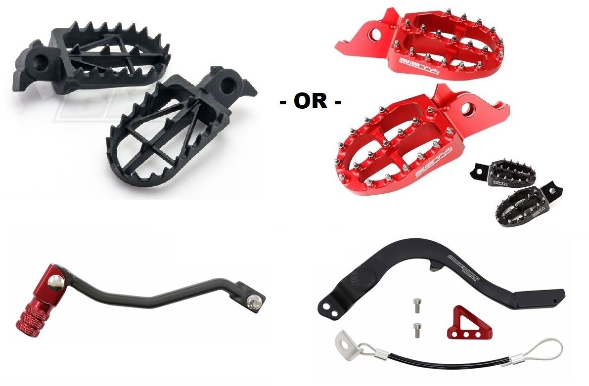 Honda CRF300L Foot Controls Package - footpegs, shift lever, brake 