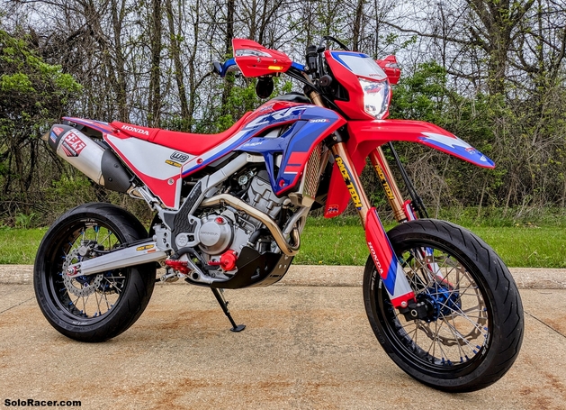 Honda CRF300L Supermoto Conversion Project Bike - Build #2