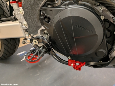 Honda CRF450RL Foot Controls Package - shift lever, brake pedal, footpegs