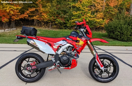 Honda CRF450RL Supermoto with Warp 9 Forged Supermoto Wheels
