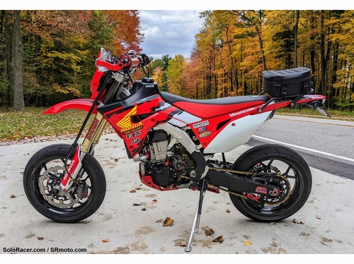 Honda CRF450RL Supermoto with Warp 9 Forged Supermoto Wheels