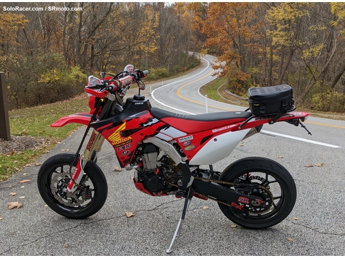 Honda CRF450RL Supermoto with Warp 9 Forged Supermoto Wheels