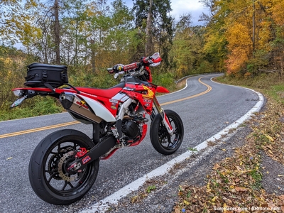 Honda CRF450RL Supermoto with Warp 9 Forged Supermoto Wheels