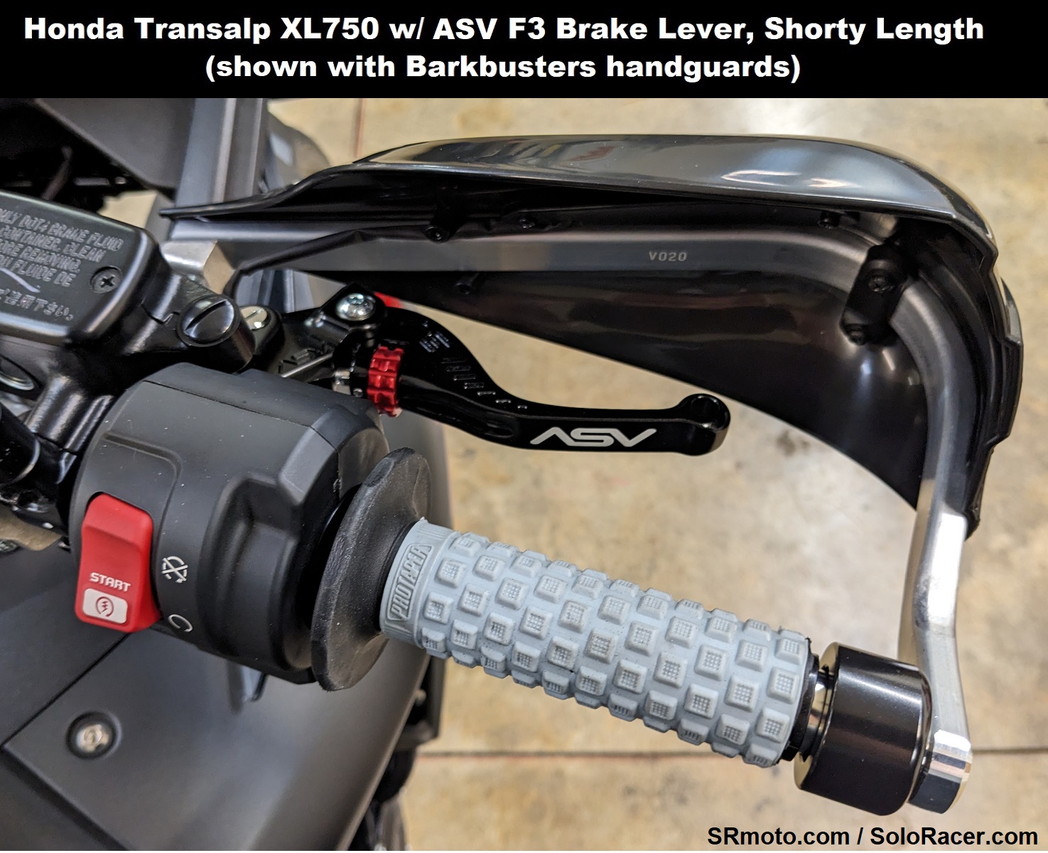 ASV F3 Series Clutch / Brake Lever Set Honda Transalp XL750