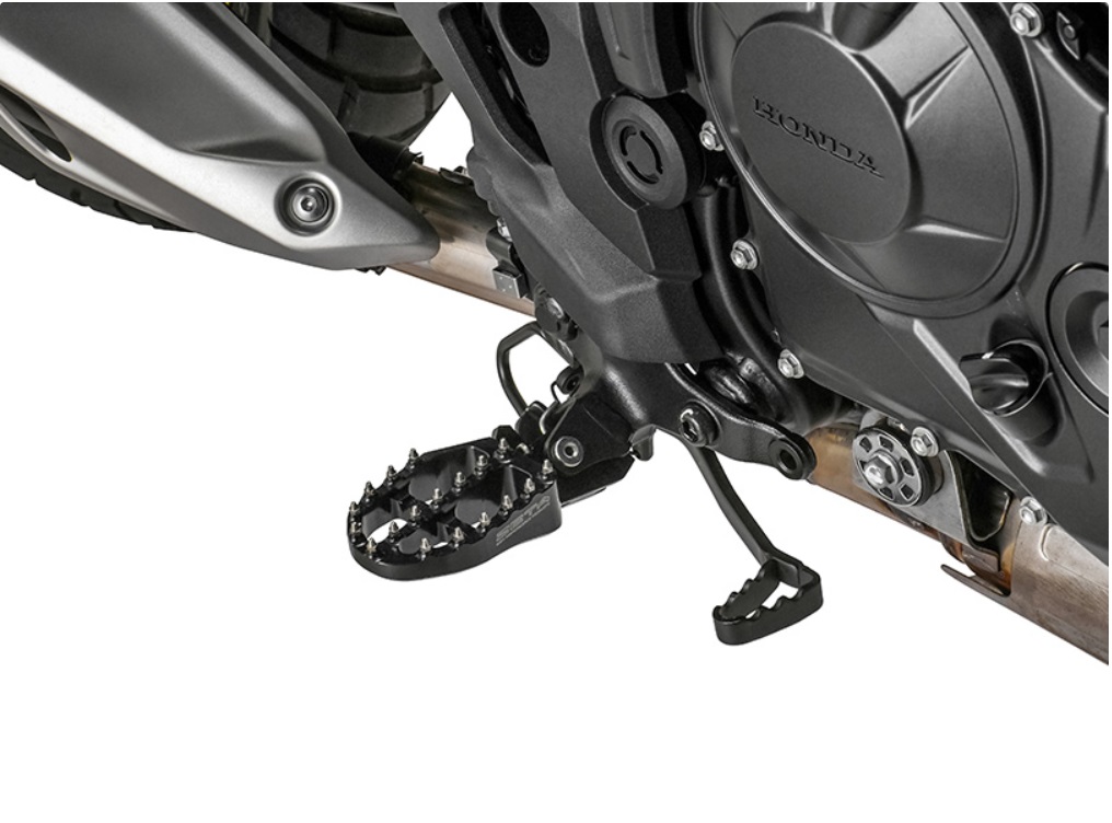 Honda Transalp XL750 Footpegs Zeta Aluminum Wide