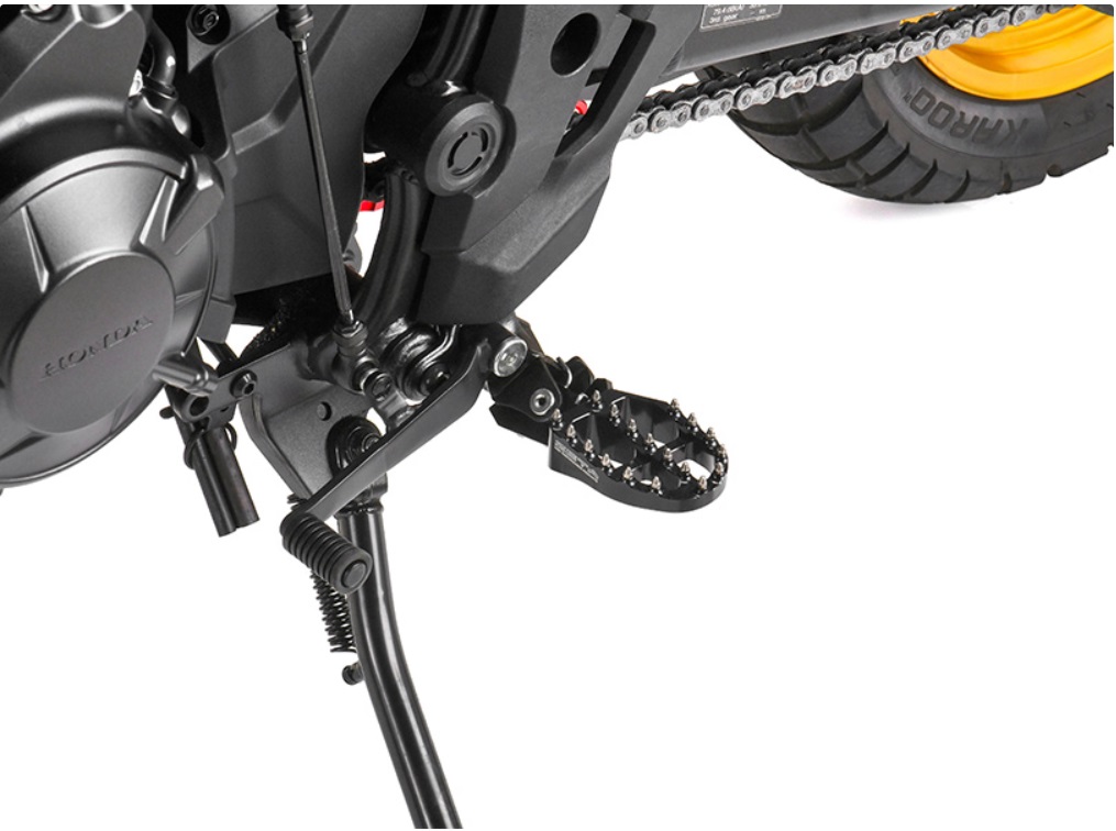 Honda Transalp XL750 Footpegs Zeta Aluminum Wide