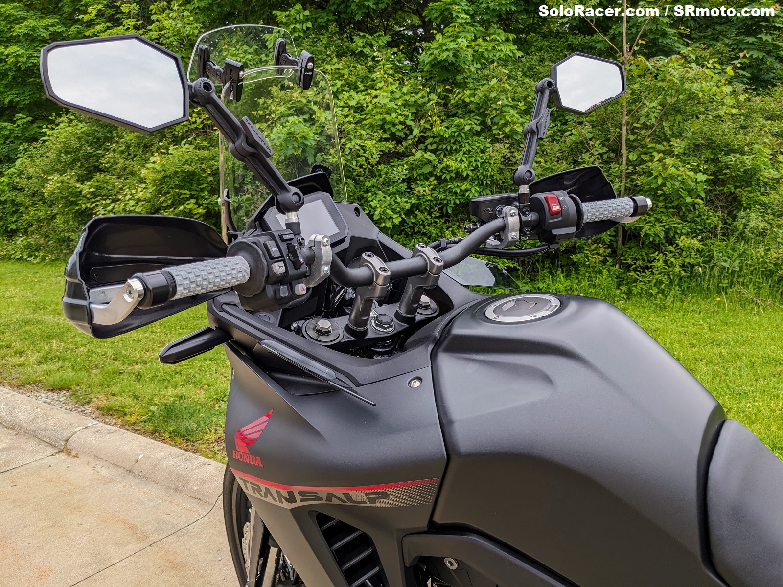 Honda Transalp XL750 Mirrors - DoubleTake Adventure Package