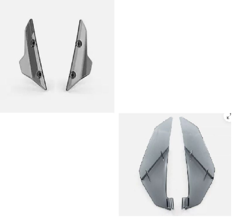 Honda Transalp XL750 Wind Screen and Fairing Air Deflector Combo