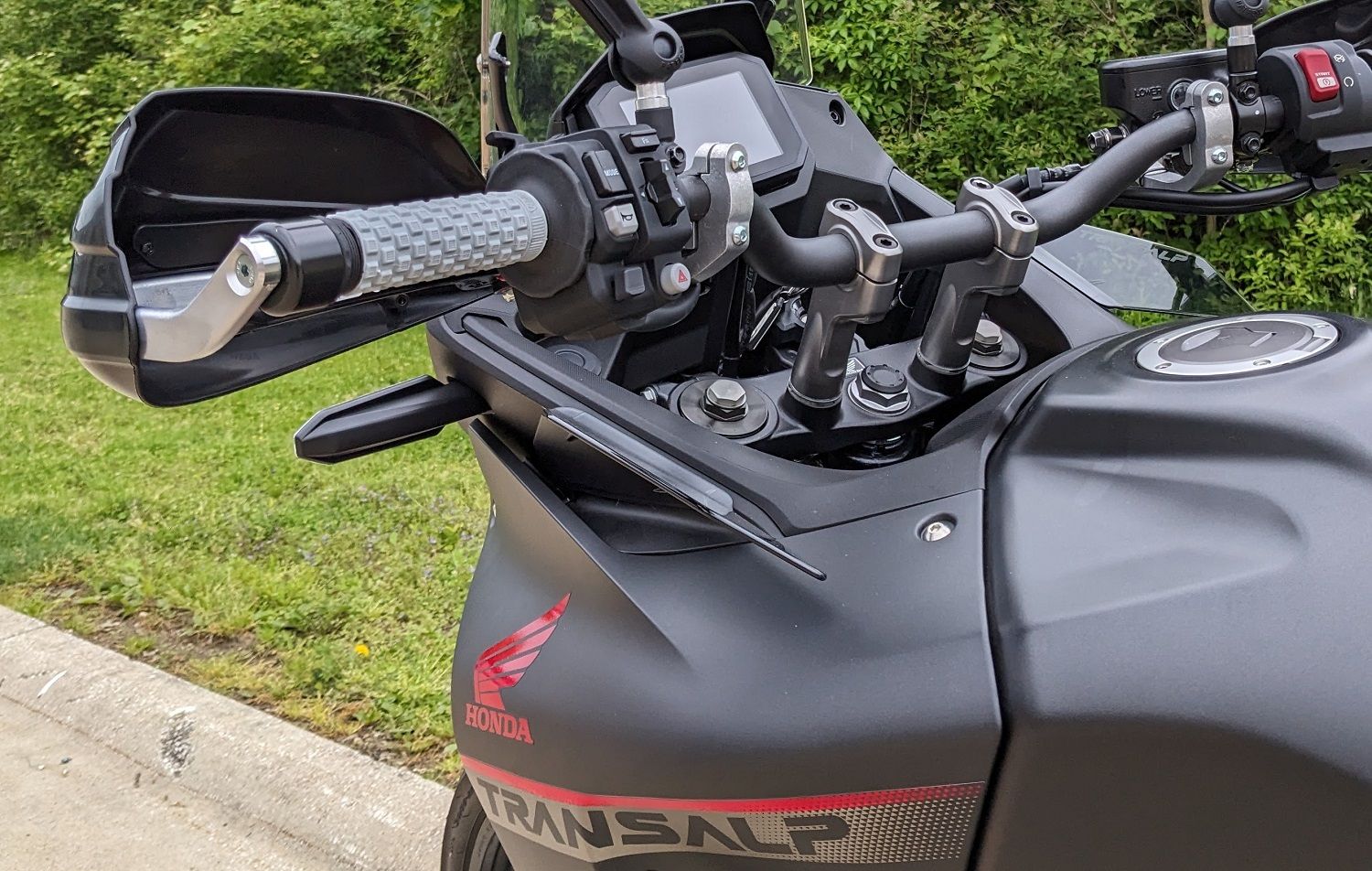 Honda Transalp XL750 Wind Screen and Fairing Air Deflector Combo