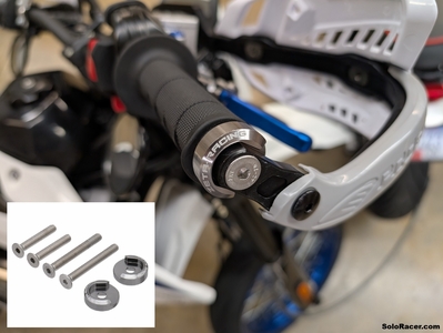 How to install Cycra Ultra Probend CRM Handguards on the Suzuki DRZ4S / DRZ4SM