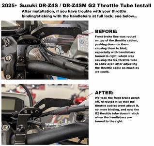 How to install grips on your Suzuki DRZ4S / DRZ4SM / DRZ400S / DRZ400SM