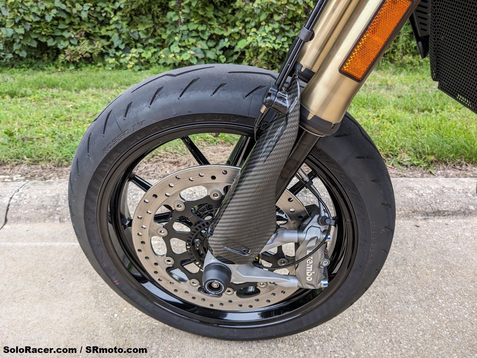 Carbonin CK13050カーボン フレームプロテクターKawasaki ZX-10R (08-10)