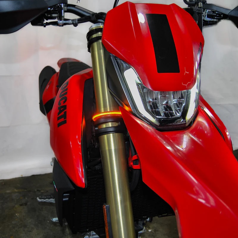 thumbnail image 2 of Smoke LED Integrated Tail Light For Ducati Hypermotard 2009-2012 2 of 6