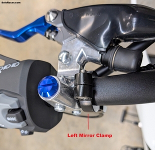 Installing Supermoto mirrors on a Suzuki DRZ4SM / DR4S - Tips and Tricks