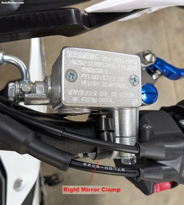 Installing Supermoto mirrors on a Suzuki DRZ4SM / DR4S - Tips and Tricks