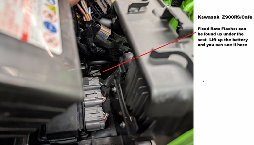 Kawasaki Z900RS / Cafe - Installing LED Turn Signal Kit