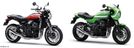 What are the differences between the Kawasaki Z900RS and the Cafe model?