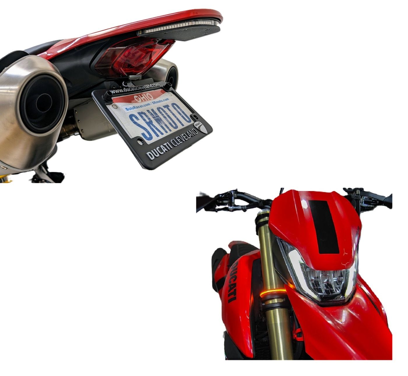 NRC Fender Eliminator and LED Front Signal Bundle - Ducati