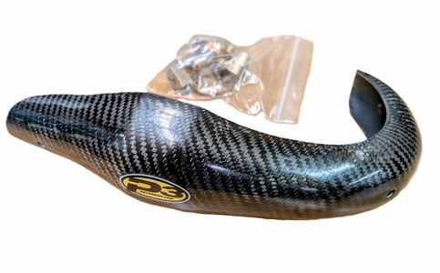 P3 Carbon Heat Shield for FMF MegaBomb Header - Honda CRF450L / CRF450RL / CRF450X