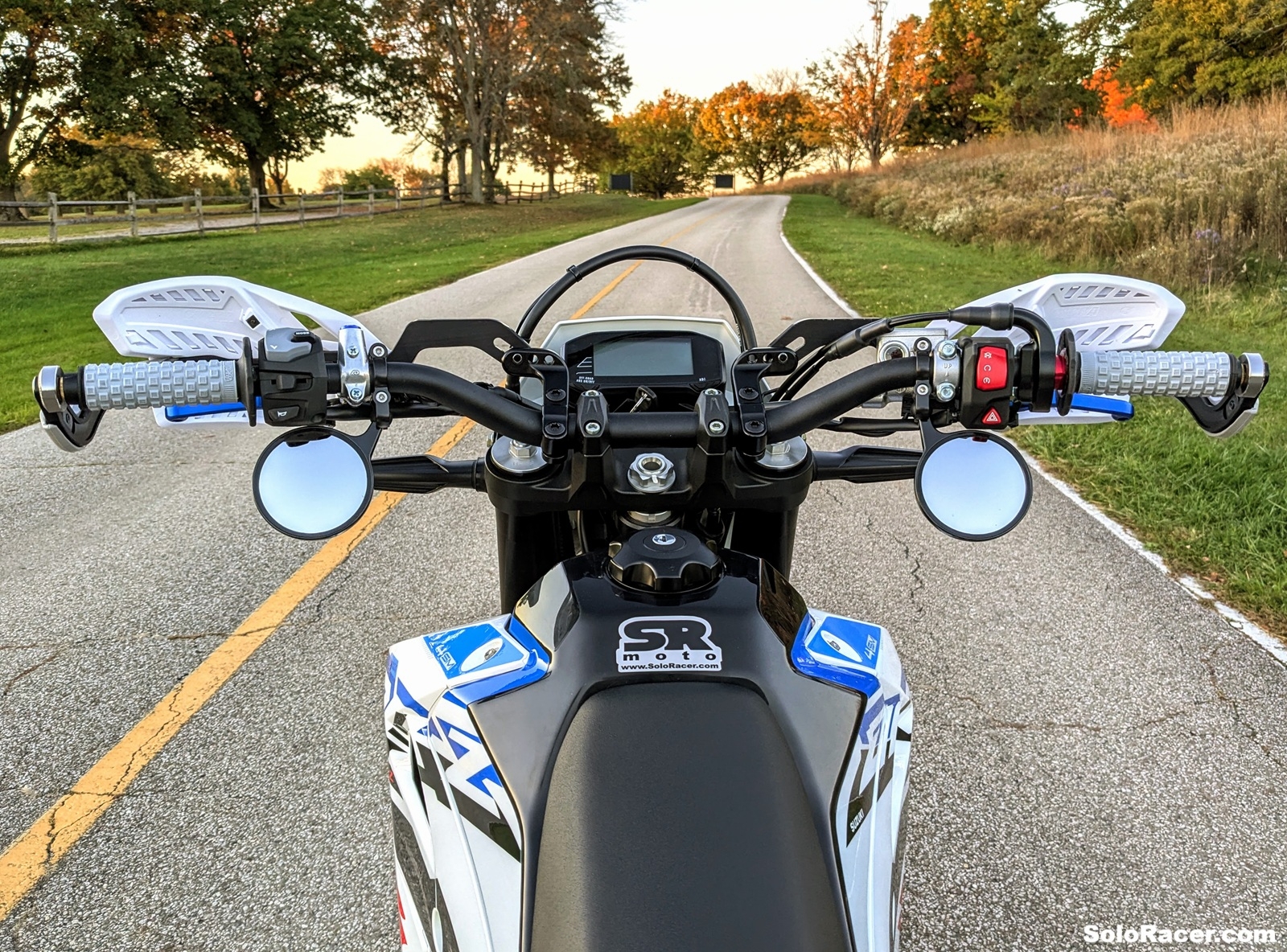 POV: Supermoto Mirrors on our Suzuki DR-Z4SM Project Bike