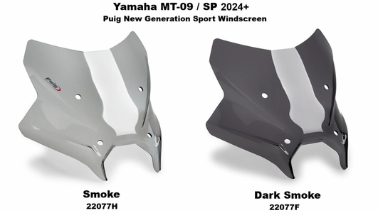 Puig New Generation Sport Windscreen - Yamaha MT-09 2024 - 2025