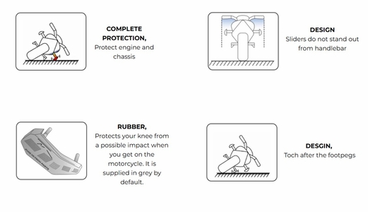 Puig R19 Frame Sliders - Honda CB750 Hornet