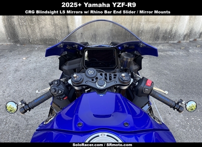 Rhino Moto Bar End Sliders / Mirror Mounts - Yamaha R9