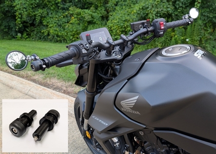 Rhino Moto Mirror Mounts / Sliders - Honda CB750 Hornet