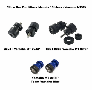 Rhino Moto Mirror Mounts / Sliders - Yamaha MT-09 2021 - 2025
