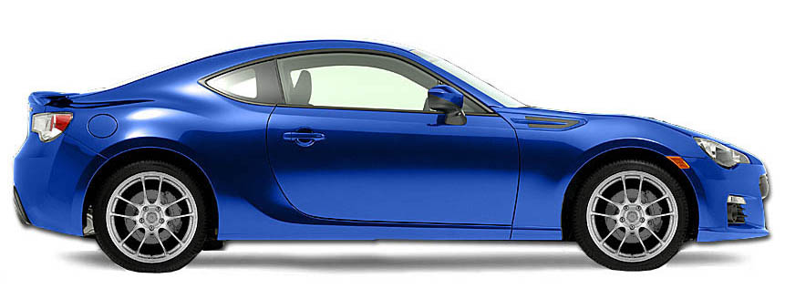 Subaru BRZ with Enkei PF01 Wheels