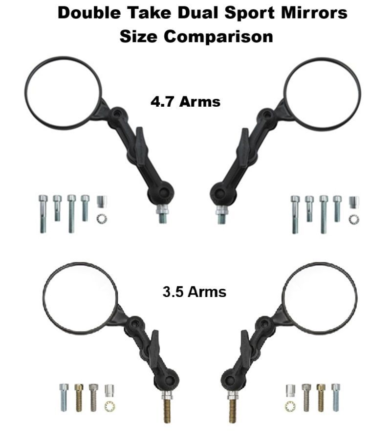 Suzuki DRZ4S / DRZ400S DoubleTake Dual Sport Mirror Package